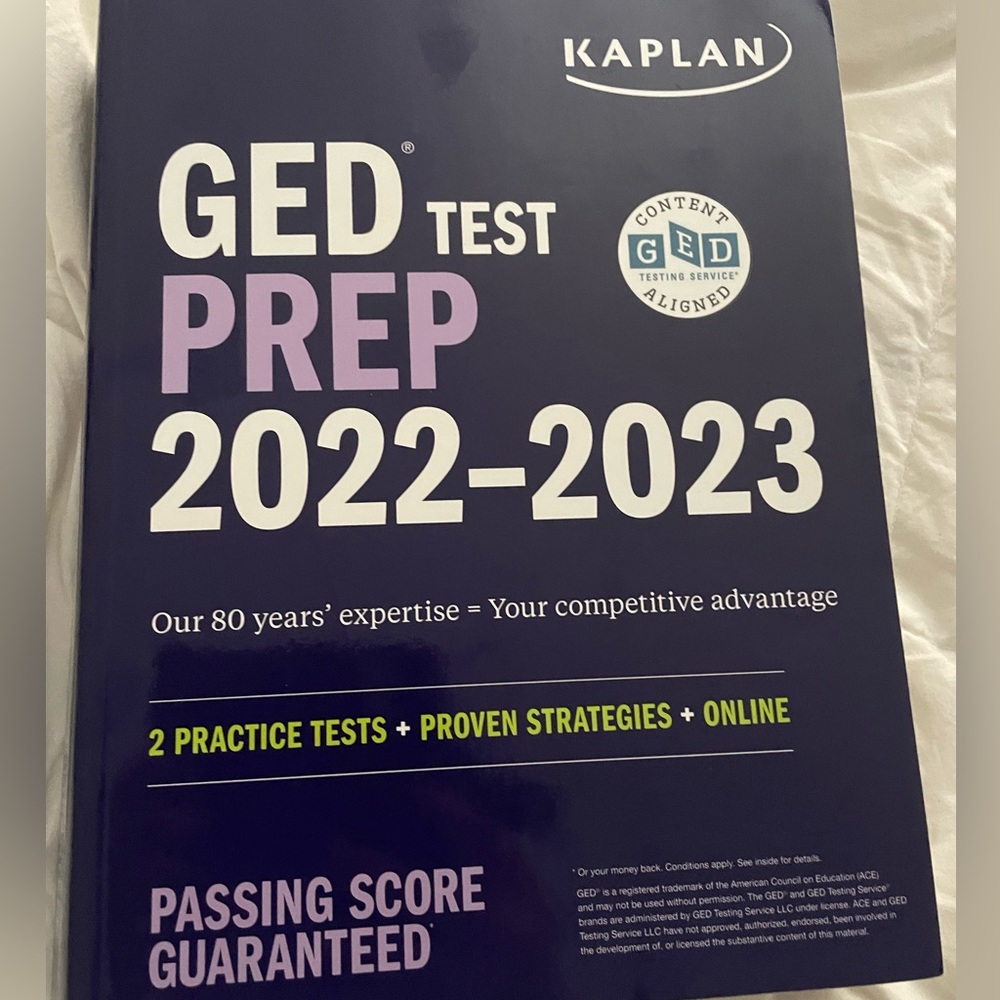 GED study book!